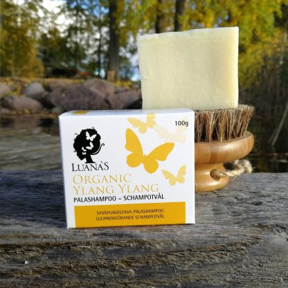 Luanas Organic Products - syvapuhdistava ylang ylang palashampoo