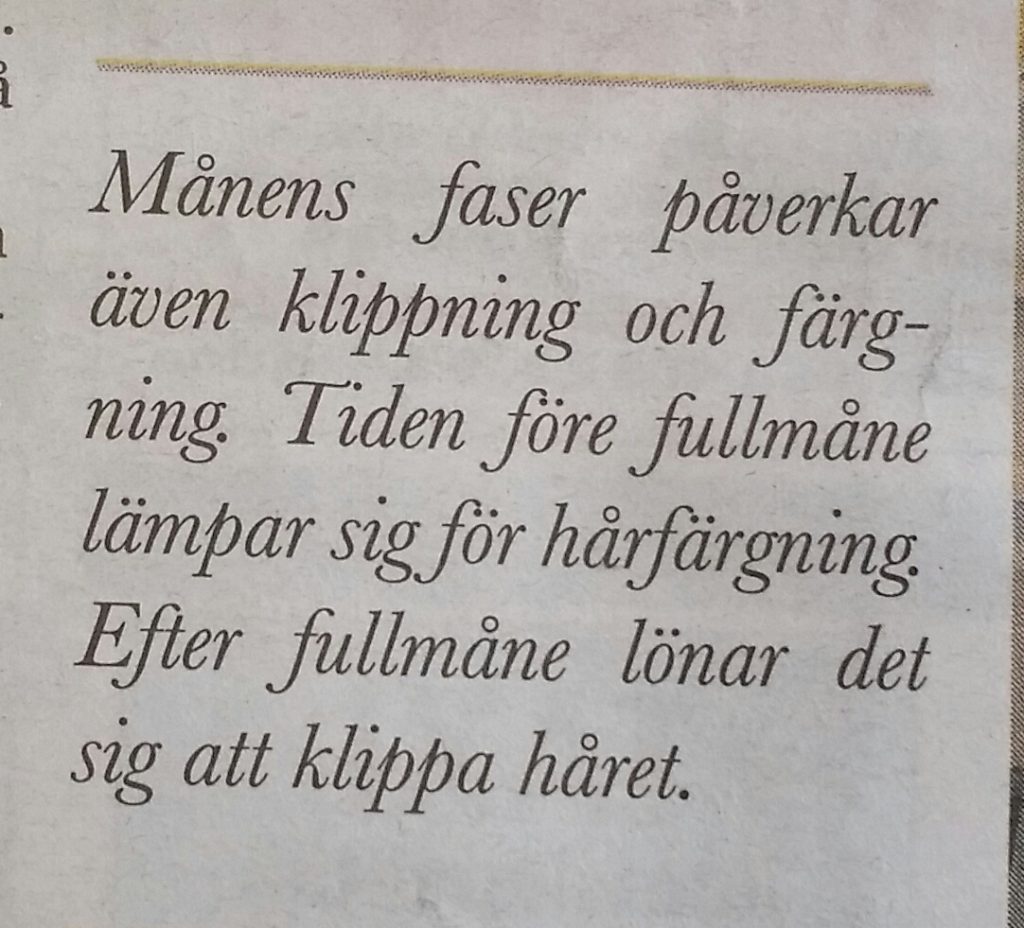Månens faser påverkar
