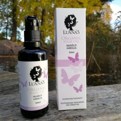 Hiusöljy hiuspohjan hoitoon Luanas Organic Products